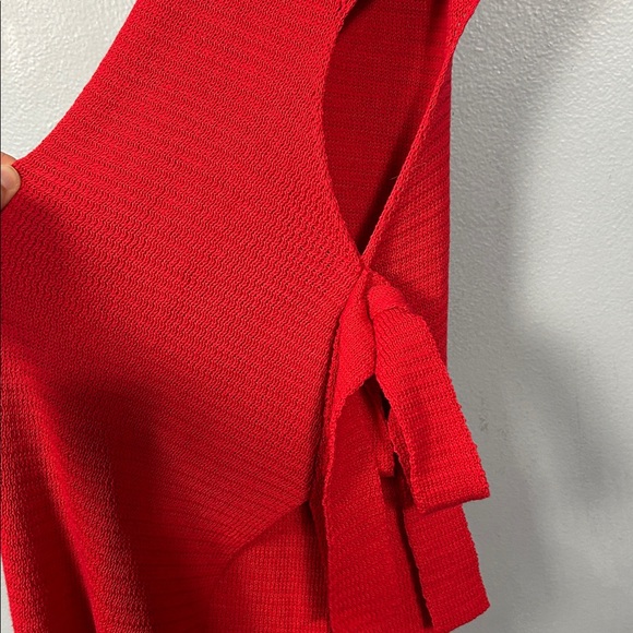 Meshki Stephanie Cut Out Knit Maxi Dress - Red size S - Picture 9 of 15